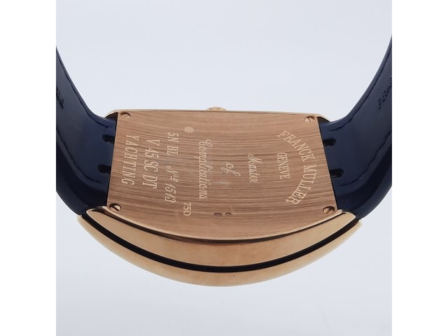 Heren polshorloge, franck muller, yachting 5n bl v45 sc dt, roségouden - afbeelding 11 van  27
