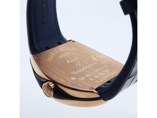 Heren polshorloge, franck muller, yachting 5n bl v45 sc dt, roségouden - afbeelding 14 van  27