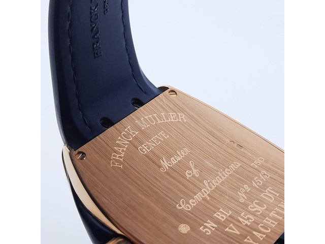 Heren polshorloge, franck muller, yachting 5n bl v45 sc dt, roségouden - afbeelding 16 van  27