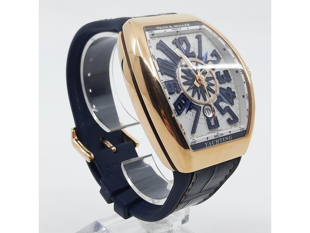 Heren polshorloge, franck muller, yachting 5n bl v45 sc dt, roségouden - afbeelding 26 van  27