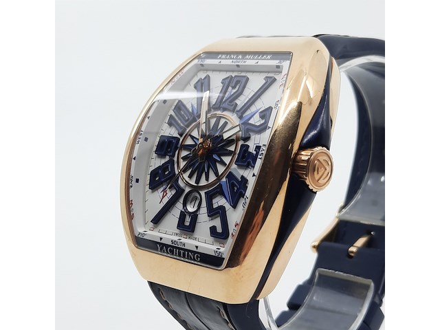 Heren polshorloge, franck muller, yachting 5n bl v45 sc dt, roségouden - afbeelding 27 van  27