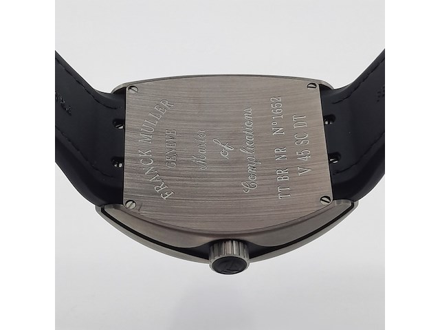 Heren polshorloge, frank muller, vanguard v45 sc dt tt br nr - afbeelding 10 van  30