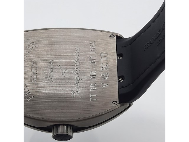 Heren polshorloge, frank muller, vanguard v45 sc dt tt br nr - afbeelding 14 van  30