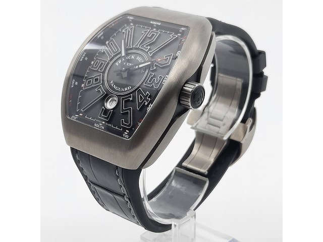 Heren polshorloge, frank muller, vanguard v45 sc dt tt br nr - afbeelding 12 van  30