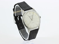 Heren polshorloge, iwc, vintage model, grijze wijzerplaat, 60er jaren - afbeelding 2 van  7