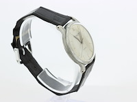 Heren polshorloge, iwc, vintage model, grijze wijzerplaat, 60er jaren - afbeelding 3 van  7