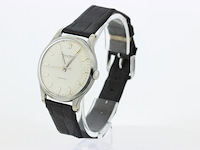 Heren polshorloge, iwc, vintage model, grijze wijzerplaat, 60er jaren - afbeelding 4 van  7