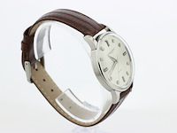 Heren polshorloge, iwc, vintage model, grijze wijzerplaat, 60er jaren - afbeelding 3 van  8