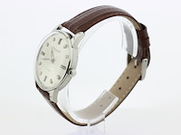 Heren polshorloge, iwc, vintage model, grijze wijzerplaat, 60er jaren - afbeelding 5 van  8