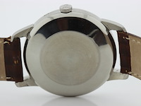 Heren polshorloge, iwc, vintage model, grijze wijzerplaat, 60er jaren - afbeelding 8 van  8