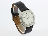 Heren polshorloge, iwc, vintage model, grijze wijzerplaat, 60er jaren - afbeelding 2 van  9