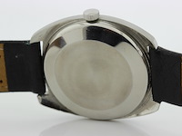 Heren polshorloge, iwc, vintage model, grijze wijzerplaat, 60er jaren - afbeelding 6 van  9