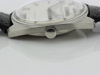 Heren polshorloge, iwc, vintage model, grijze wijzerplaat, 60er jaren - afbeelding 7 van  9