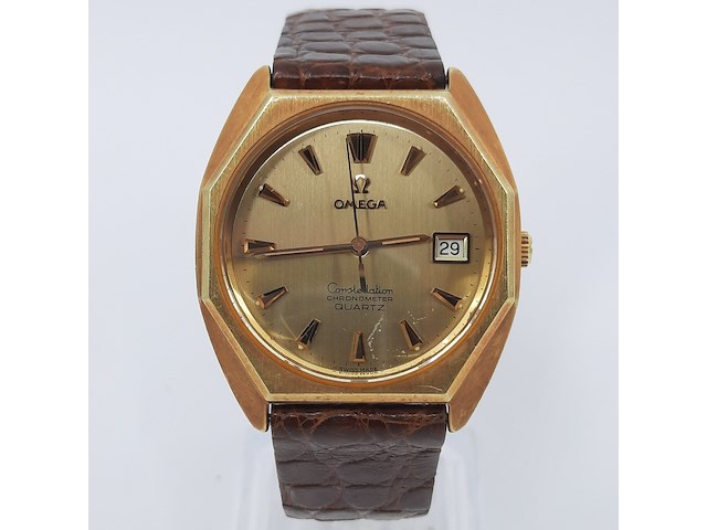 Heren polshorloge, omega, constellation quartz - afbeelding 1 van  19