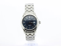 Heren polshorloge, omega, seamaster, blauwe wijzerplaat, ca 2015