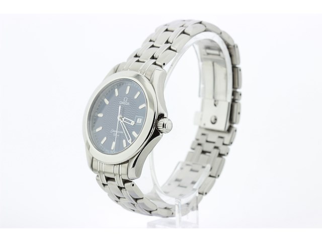 Heren polshorloge, omega, seamaster, blauwe wijzerplaat, ca 2015 - afbeelding 3 van  9