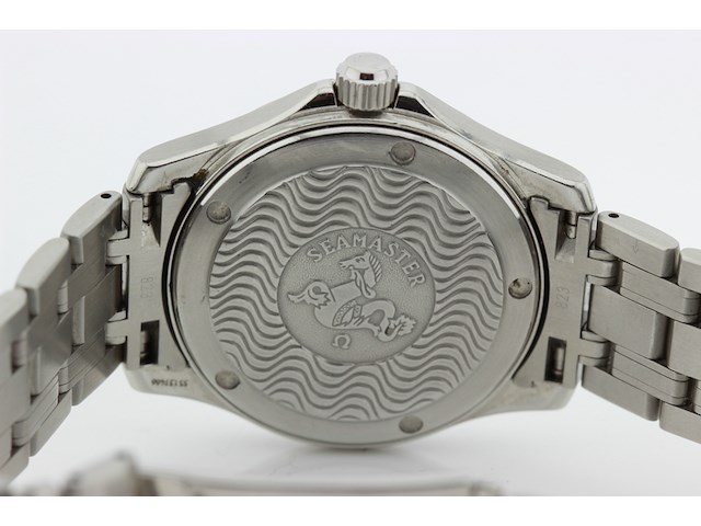 Heren polshorloge, omega, seamaster, blauwe wijzerplaat, ca 2015 - afbeelding 7 van  9