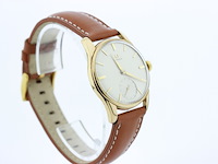 Heren polshorloge, omega, vintage model, crème wijzerplaat, 60 er jaren - afbeelding 2 van  8