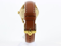 Heren polshorloge, omega, vintage model, crème wijzerplaat, 60 er jaren - afbeelding 4 van  8