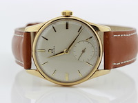 Heren polshorloge, omega, vintage model, crème wijzerplaat, 60 er jaren - afbeelding 5 van  8