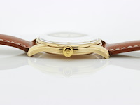 Heren polshorloge, omega, vintage model, crème wijzerplaat, 60 er jaren - afbeelding 7 van  8