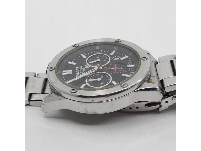 Heren polshorloge, pulsar, chronograph - afbeelding 5 van  10