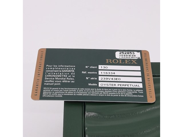 Heren polshorloge, rolex, datejust 116334 - afbeelding 28 van  35