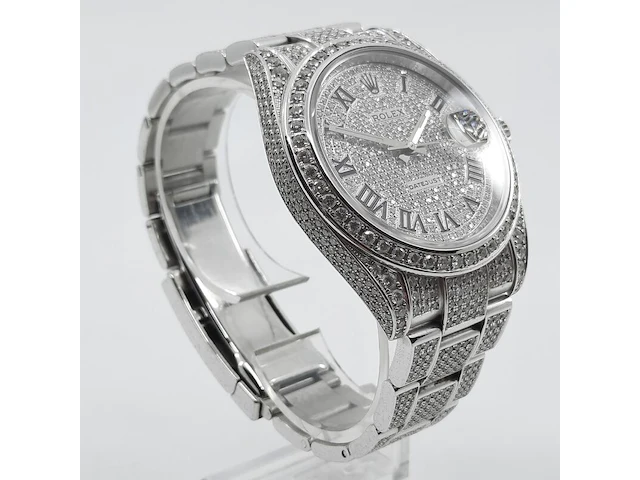 Heren polshorloge, rolex, datejust 126300 - afbeelding 30 van  31