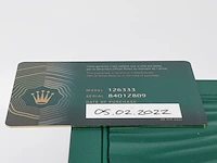 Heren polshorloge, rolex, datejust 126333 - afbeelding 26 van  32