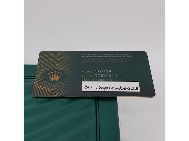 Heren polshorloge, rolex, datejust 126334 - afbeelding 29 van  37