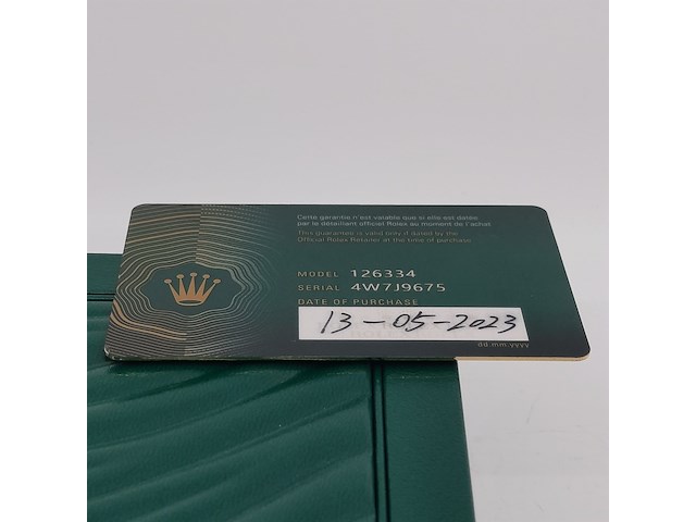 Heren polshorloge, rolex, datejust 126334 - afbeelding 27 van  36