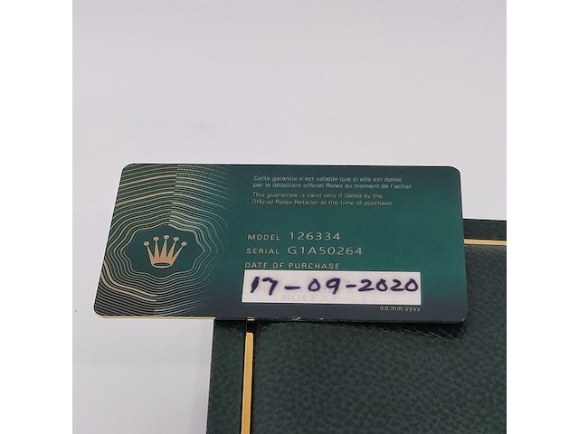 Heren polshorloge, rolex, datejust 126334 - afbeelding 27 van  34