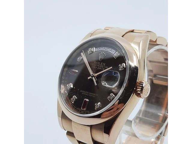 Heren polshorloge, rolex, day-date 118205f - afbeelding 34 van  34
