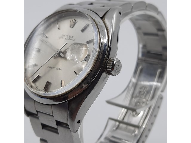 Heren polshorloge, rolex, oyster date precision 6494 - afbeelding 2 van  29