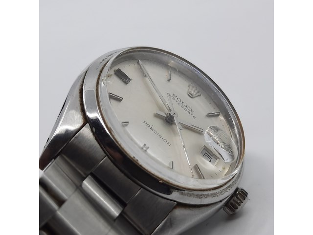 Heren polshorloge, rolex, oyster date precision 6494 - afbeelding 20 van  29