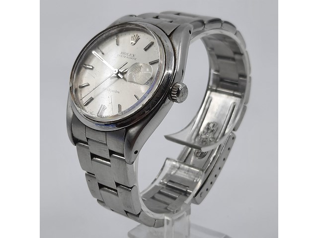 Heren polshorloge, rolex, oyster date precision 6494 - afbeelding 12 van  29