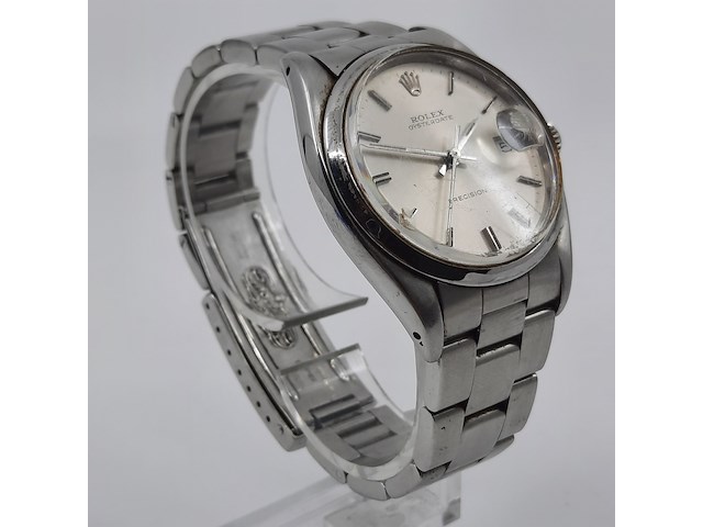 Heren polshorloge, rolex, oyster date precision 6494 - afbeelding 28 van  29