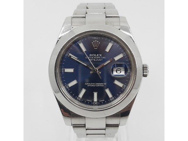 Heren polshorloge, rolex, oyster datejust 116300 - afbeelding 12 van  26