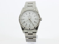 Heren polshorloge, rolex, oyster perpetual air-king precision, witte wijzerplaat, 2001