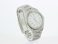 Heren polshorloge, rolex, oyster perpetual air-king precision, witte wijzerplaat, 2001 - afbeelding 2 van  9