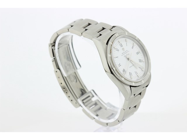 Heren polshorloge, rolex, oyster perpetual air-king precision, witte wijzerplaat, 2001 - afbeelding 3 van  9