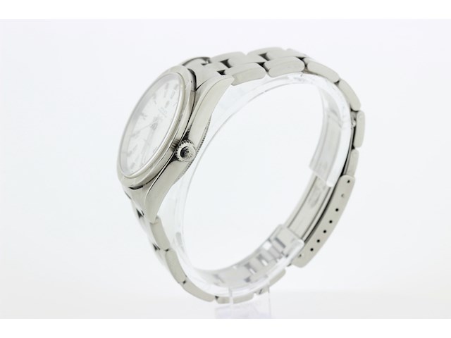 Heren polshorloge, rolex, oyster perpetual air-king precision, witte wijzerplaat, 2001 - afbeelding 5 van  9