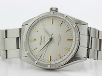 Heren polshorloge, rolex, oyster perpetual , crème wijzerplaat, 1957 - afbeelding 4 van  11