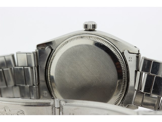 Heren polshorloge, rolex, oyster perpetual , crème wijzerplaat, 1957 - afbeelding 7 van  11