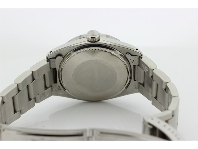 Heren polshorloge, rolex, oyster perpetual date, blauwe wijzerplaat, 1971 - afbeelding 5 van  7