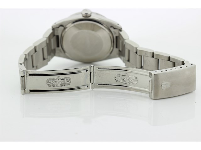 Heren polshorloge, rolex, oyster perpetual date, blauwe wijzerplaat, 1971 - afbeelding 6 van  7