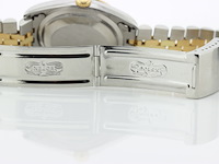 Heren polshorloge rolex, oyster perpetual datejust, champagne wijzerplaat, bouwjaar 1993 - afbeelding 12 van  13