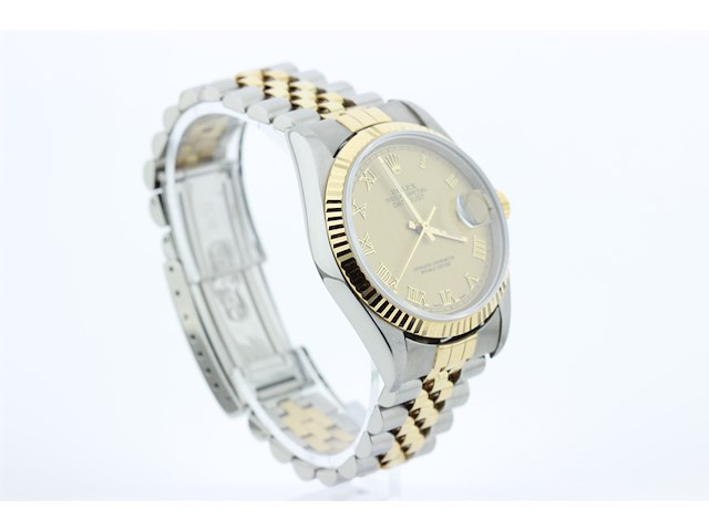 Heren polshorloge, rolex, oyster perpetual datejust, champagne wijzerplaat, ? - afbeelding 2 van  13