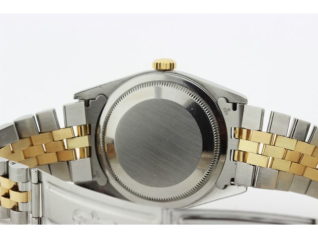 Heren polshorloge, rolex, oyster perpetual datejust, champagne wijzerplaat, ? - afbeelding 9 van  13