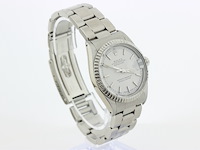 Heren polshorloge, rolex, oyster perpetual datejust, witte wijzerplaat, 1982 - afbeelding 4 van  9